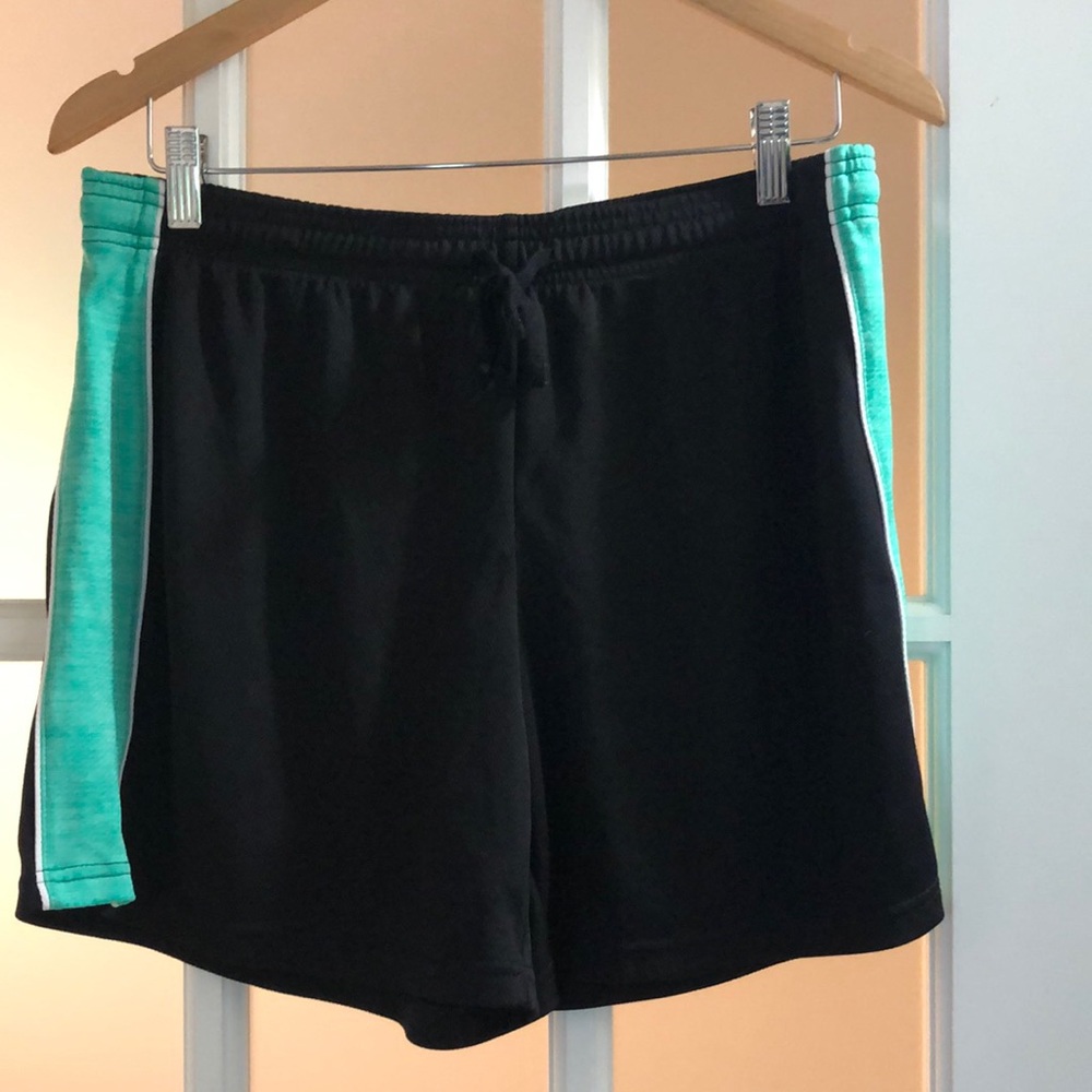 Navy & green gym shorts